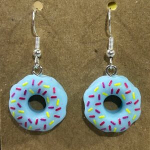 Sprinkled Donut Earrings