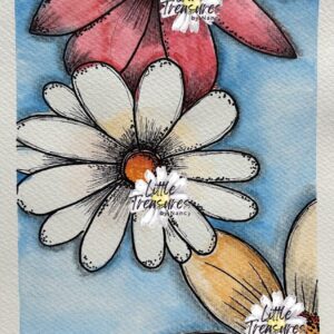 Watercolor Daisy Printable
