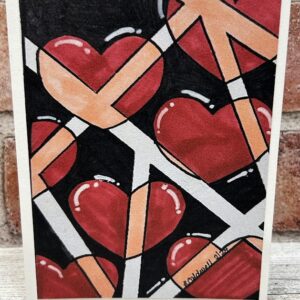 HEARTS Blank Note Cards