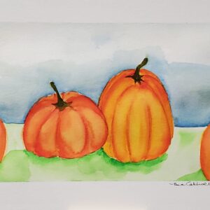 Pumpkins Blank Note Cards