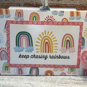 Spring-Themed Altered Half-Sized Composition Notebook