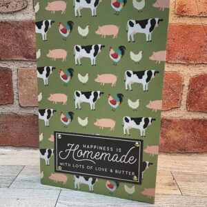 Farmhouse-Themed 5x7 Junior Legal Pad Holder