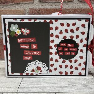Ladybug Themed Paper Bag Journal