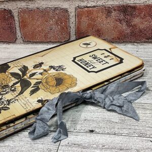 Bee-Themed Altered Composition Notebook