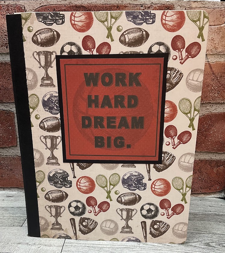 Sports-Themed Composition Notebook