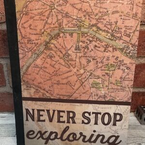 Never Stop Exploring Composition Notebook