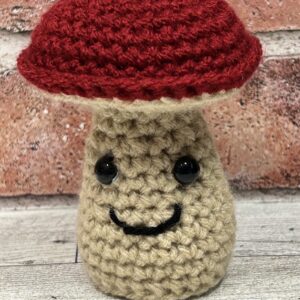 Medium Sized Crochet Mushroom