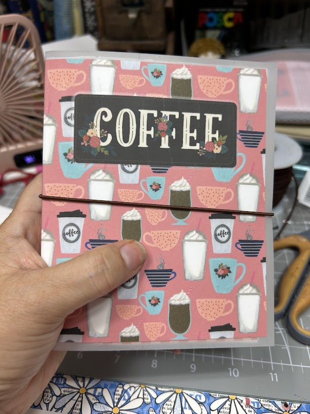 Small Traveler's Notebook - Coffee Themed