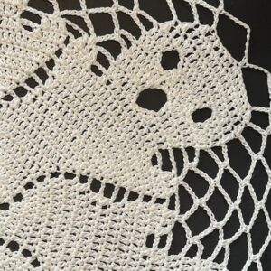 BOO! Themed Ghost Doily